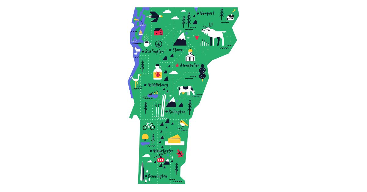 Vermont vacation rentals map - affordable and unique cabins and cottages